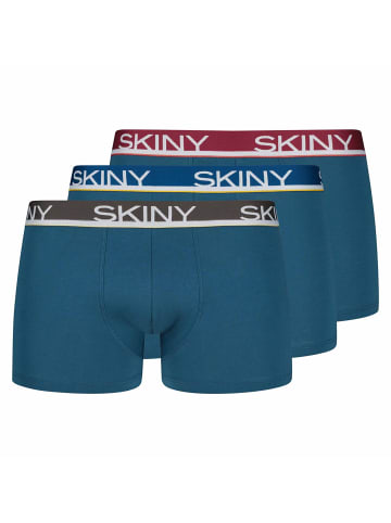 Skiny Boxershort 3er Pack in Blau