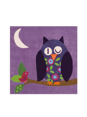Arte Espina Kinderteppich Joy 404 in violett - quadratisch