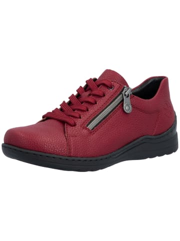 rieker Sportlicher Schnürschuh in rot