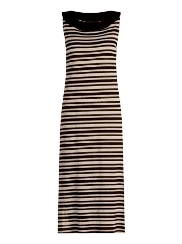 Betty Barclay Sommerkleid ohne Arm in Dark Blue/Nature