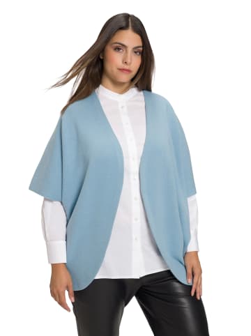 Ulla Popken Strickjacke in eisblau