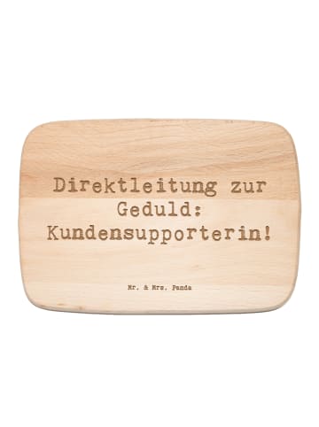 Mr. & Mrs. Panda Holz Schneidbrett Spruch Kundensupporterin Gedu... in Transparent