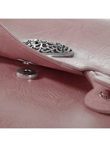 tectake Schicke Trachtenhandtasche in Lederoptik, rosa