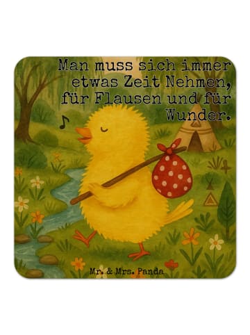 Mr. & Mrs. Panda Glasuntersetzer Küken Wander Design mit Spruch in Weiß