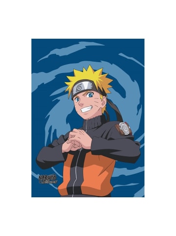 Naruto Naruto Polar Fleece Decke 100x140 cm Kuscheldecke Anime Fans in Blau
