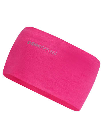 super.natural Merino Stirnband WANDERLUST HEADBAND in Pink