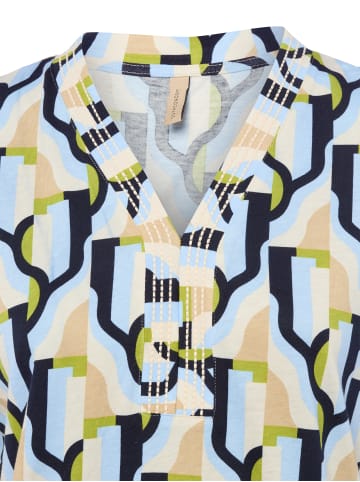 soyaconcept Shirt Felicity in hellblau mehrfarbig