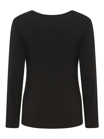 neun 9 monate Umstandsshirt in schwarz