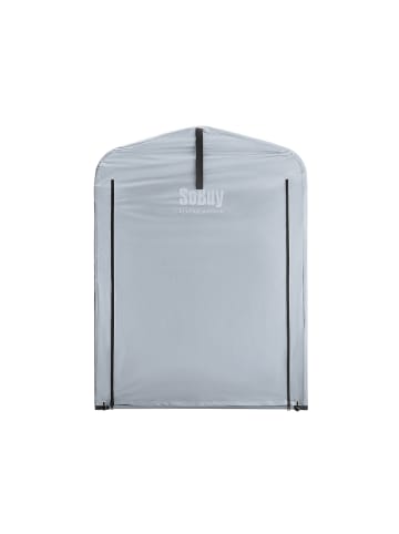 SoBuy Fahrradunterstand in Hellgrau matt - (W) 120 x (H) 163 x (L) 172 cm