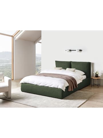 Beliani Doppelbett BAJONNA in Grün - (W) 184 x (H) 102 x (L) 235 cm