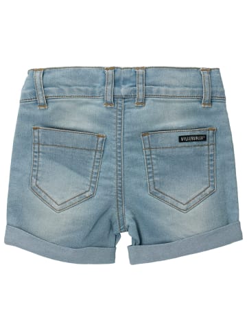 Villervalla Shorts Stretch Denim in hellblau