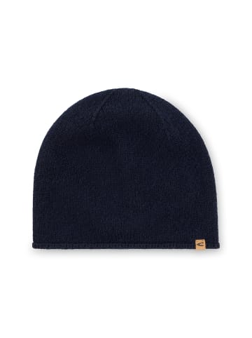 Camel Active Strickbeanie aus Kaschmir in Dunkelblau