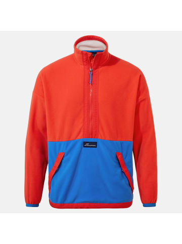 Craghoppers Fleecepullover Welwood in Lava Red/Falls Blue