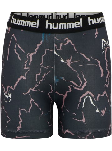 Hummel Tight Kurze Hose Hmlmimmi Mädchen in CAVIAR/TWILIGHT MAUVE
