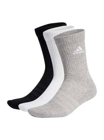 adidas Socken 3er Pack in Schwarz/Grau/Weiß