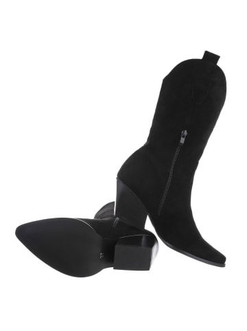 Ital-Design Stiefel in Schwarz