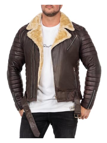 Reichstadt Echtlederjacke in Brown