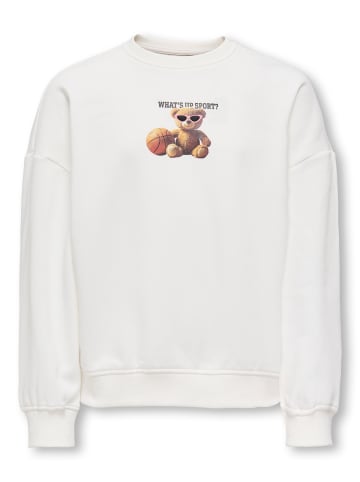 KIDS ONLY Sweatshirt KOGBILA L/S OVZ BEAR in egret