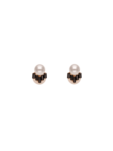 faina Women Earrings in Black White