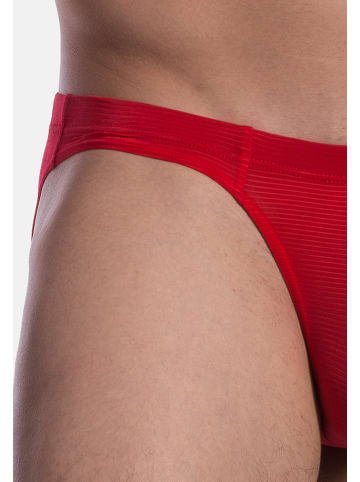 Olaf Benz Slip / Unterhose RED1201 in Rot / weiß