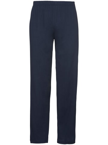 WITT WEIDEN Schlafanzug in marine-rot-gestreift