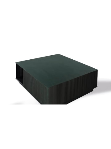 Giner y Colomer Couchtisch aus Metall mit Zeitungsständer funktionale Modernität in Green