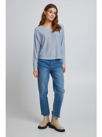 b.young Strickpullover BYSIF V NECK PULLOVER -20811267  Strickpullover mit V-Ausschnitt in Blau