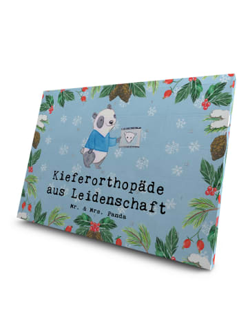 Mr. & Mrs. Panda Tee Adventskalender Kieferorthopäde Leidenschaf... in Eisblau