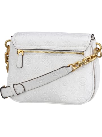 Guess Umhängetasche Izzy Peony Trible Compartment Flap in Stone Logo