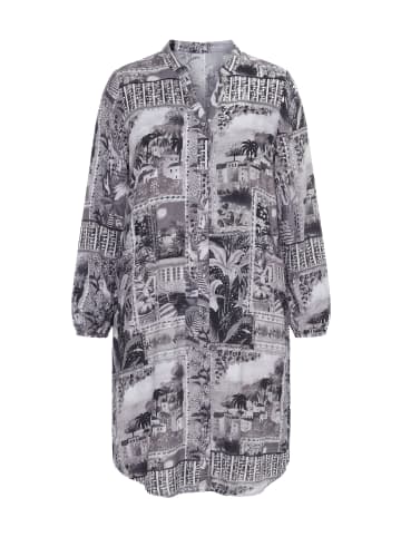 MIAMODA Midikleid in schwarz