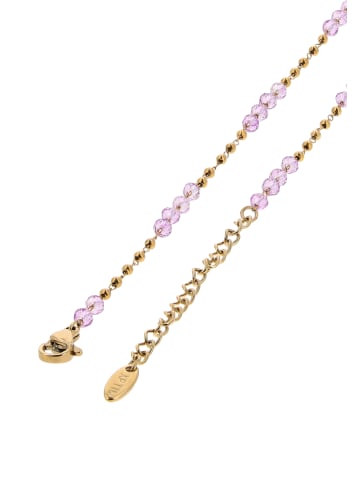 myMo Women Chain Necklace in Gold Lilac