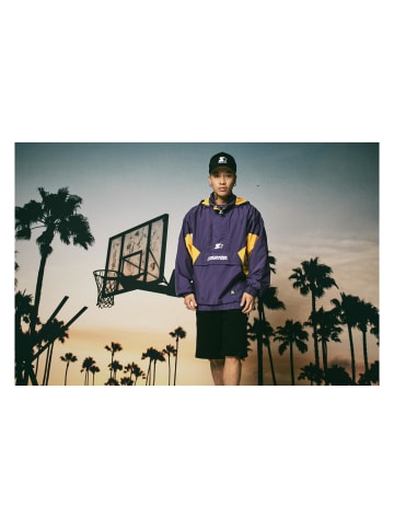 STARTER Windbreaker in realviolet/californiayllw/wht