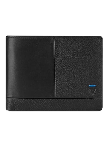 Roncato Trial DLX Geldbörse RFID Schutz Leder 9.5 cm in nero