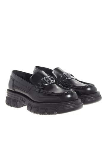 Karl Lagerfeld Precinct Kl Bit Trim Loafer Black Lthr in black