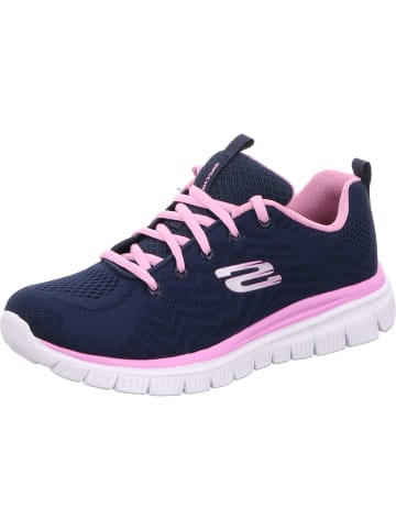 Skechers Schnürhalbschuh in blau