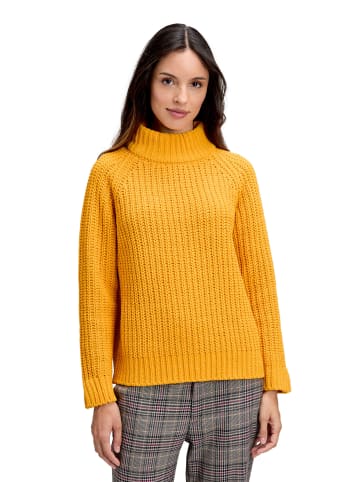CARTOON Strickpullover mit Stehkragen in Orange