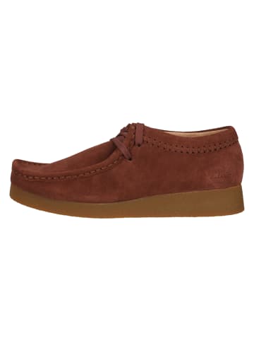 Clarks Mokassin WallabeeEVOSh in 4133A Maroon Suede