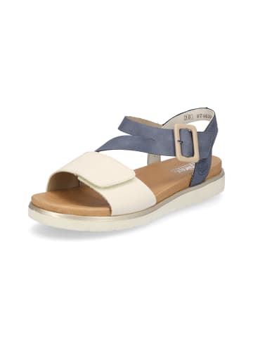 rieker Sandale in blau creme