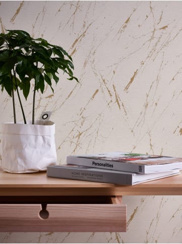 A.S. Création Tapete Marble Elegance in Creme-Gold