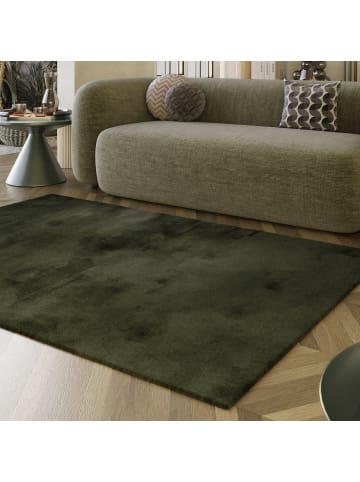 ESPRIT Hochflorteppich Alice in Oliv Grün