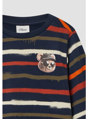 s.Oliver Sweatshirt in 59A1_navy