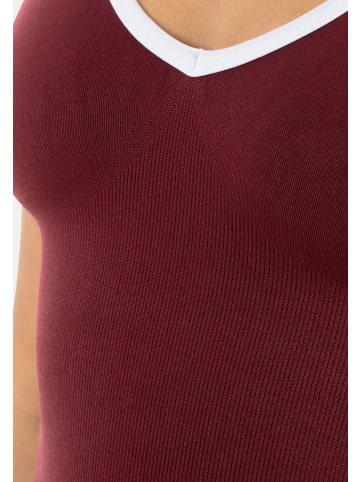 SMILODOX Sport Top Theda in Bordeaux