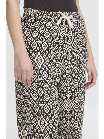 ICHI Casual IHLINNO Loose fit in Black Diamond Ikat