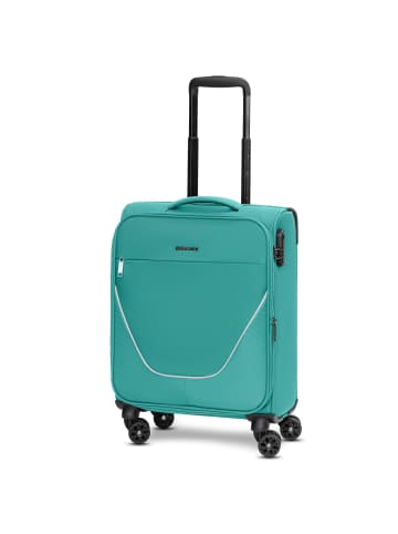 Stratic taska 4-Rollen Kabinentrolley S 55 cm mit Dehnfalte in petrol
