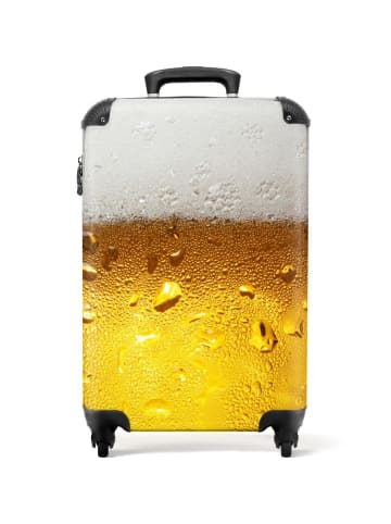 NoBoringSuitCases Suitcase, Handgepäck, Koffer, Trolley, Reisekoffer Abstrakter Bierdruck