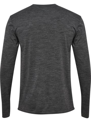 Hummel T-Shirt "Therma Wool Blend T-Shirt Longsleeve" in Schwarz