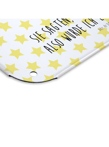 Mr. & Mrs. Panda tafel Einhorn Wunsch mit Spruch in Weiß