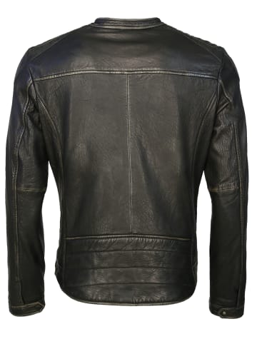 Mustang Lederjacke Flinders in schwarz