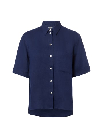 Marie Lund Bluse Ida in indigo - 0006