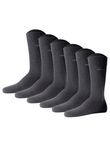 JOOP! Socken 6er Pack in Anthrazit meliert